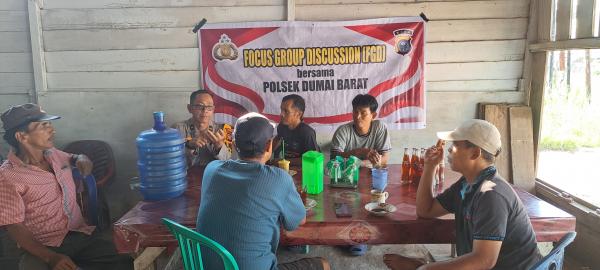 Polsubsektor Dumai Laksanakan Kegiatan Focus Group Discussion, Demi Ajak Seluruh Elemen Masyarakat