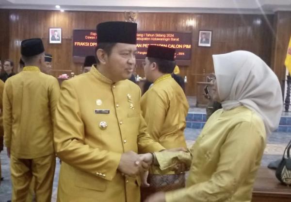 Pj Bupati Kobar Ucapkan Selamat Kepada Pimpinan Definitif DPRD Kobar