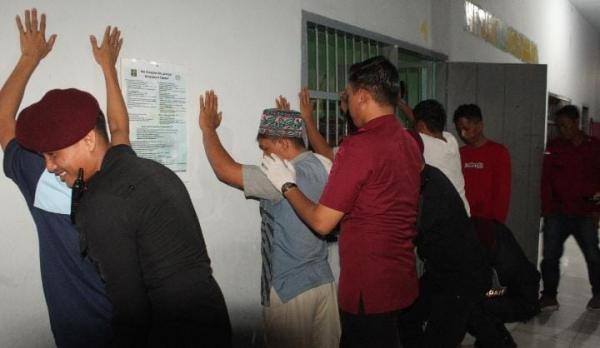 Kabid Keamanan Kemenkumham Sulsel Sidak Malam di Rutan Masamba