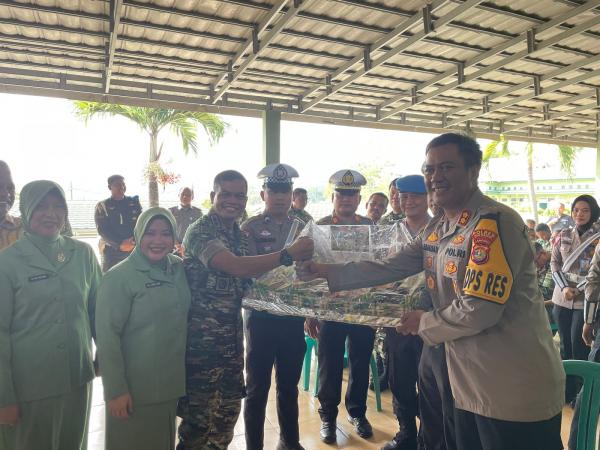 HUT TNI ke-79, Kodim 0427 Way Kanan Bersama Forkompinda Way Kanan adakan Syukuran    