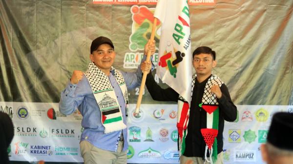 API Palestina Jawa Timur Serukan Aksi Setahun Perjuangan Palestina