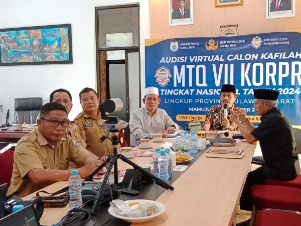 Audisi Hari Kedua Calon Kafilah MTQ Nasional 2024 Korpri Sulawesi Barat