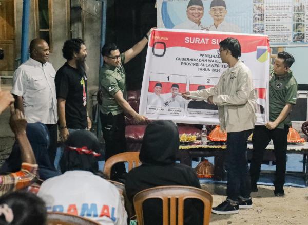 AKA Sosialisasikan Cara Coblos Pasangan BERAMAL, Tawarkan Program Wirausaha Baru