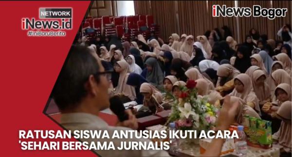 Ratusan Siswa Antusias Ikuti Acara Sehari Bersama Jurnalis di Bogor