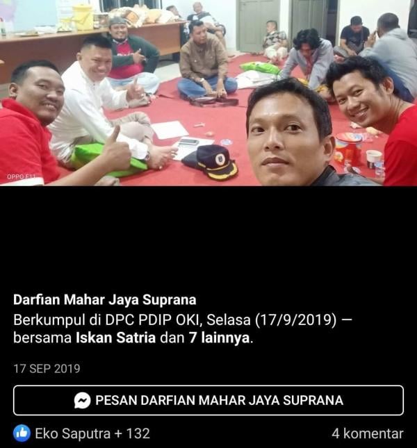 Muncul Foto Ketua Bawaslu dan Cawabup OKI di Medsos, AMSI Sumsel Sebut Konten Hoaks yang Bikin Gaduh