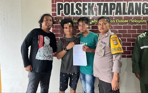 Perkelahian Dua Warga di Tapalang Berakhir Damai, Polisi Mediasi