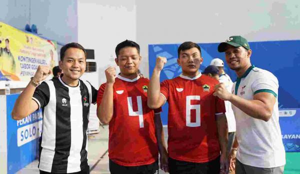 Respati Ardi Saksikan Cabor Goalball PEPARNAS XVII Solo 2024, Apresiasi Semangat Atlet