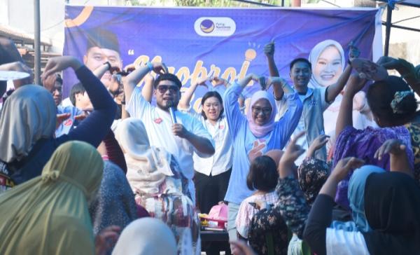 Rezki Edukasi Ibu-Ibu di Tallo Cara Mencoblos dengan Tepat, Pastikan Dukungan Sah di TPS