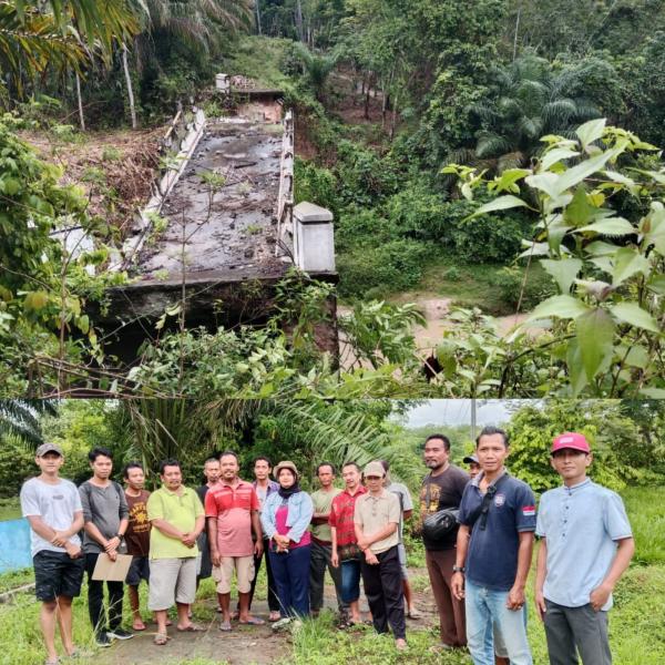 Jembatan di Kampung Sukadana Buay Bahuga Segera Dibangun Pemkab Way Kanan melalui Dana Dak Daerah