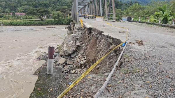 7 Jembatan di Aceh Tenggara Terancam Putus Akibat Diterjang Banjir