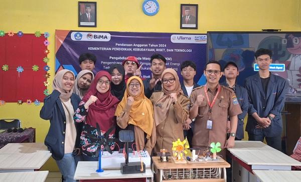 Wujudkan Kampanye Energi Terbarukan, PKM Universitas Widyatama Kolaborasi dengan SDN 201 Sukaluyu