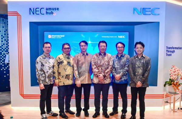 NEC Indonesia Resmi Luncurkan NEC amuse hub. di Biomedical Campus, BSD City