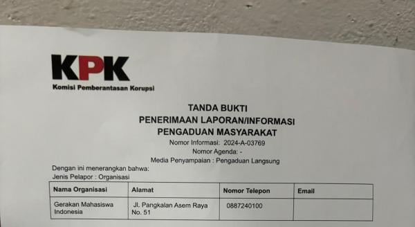 Dugaan Penyelewengan Program Beasiswa PIP Polman Dilaporkan Gerakan Mahasiswa Indonesia ke KPK