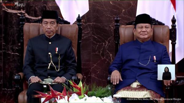 Potret Keluarga Jokowi di Pelantikan Prabowo-Gibran, Lengkap Termasuk Bobby Nasution Juga