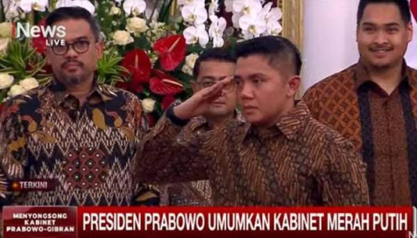 Teddy Indra Wijaya Ditunjuk Presiden Prabowo sebagai Sekretaris Kabinet Merah Putih