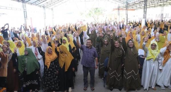 Ratusan Perempuan MAJU, Siap Menangkan Fauzi - Adji di Luwu Utara