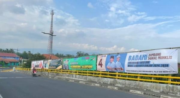 GMNI Kota Banjar Temukan Dugaan Pelanggaran Pemasangan Spanduk Paslon Pilkada 2024