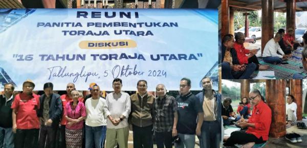 Sejumlah Tokoh Panitia Pembentukan Toraja Utara Dukung Dedy Palimbong - Andrew Silambi