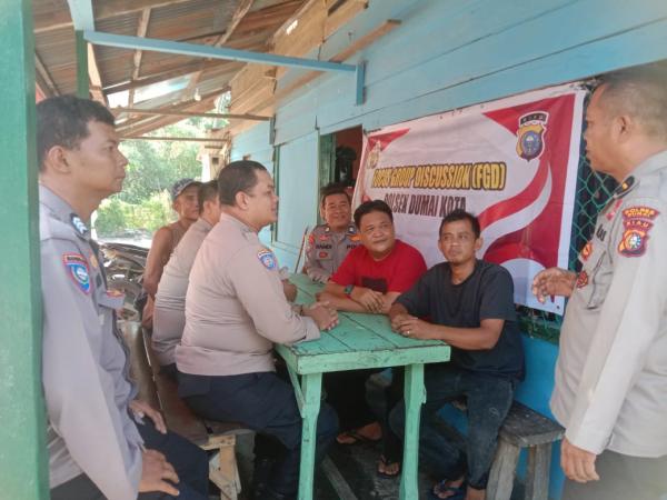 Dihadiri Oleh Elemen Masyarakat dan Tokoh Setempat, Polsek Gelar Kegiatan Bertujuan Jaga Keamanan