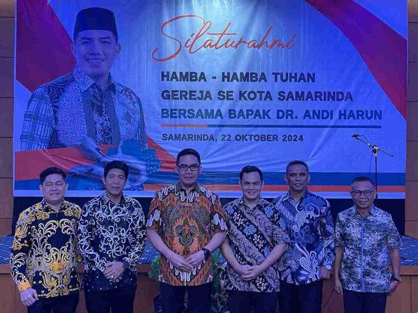 Silaturahmi Lintas Agama, Andi Harun Tekankan Peran Gereja dan Pendeta dalam Bimbingan Umat