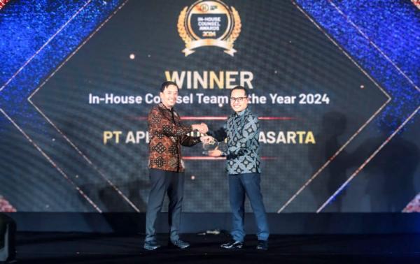 Lintasarta Raih Tiga Penghargaan di Indonesian In-House Counsel Summit Awards 2024