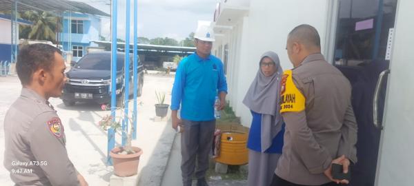 Gelar Cooling System dan Penyuluhan Kamtibmas, Polsek Adakan Kegiatan di PT Dumai Jaya Beton