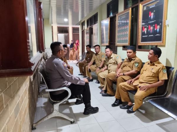 Polres Rohul Ajak Pegawai DPRD Waspadai Hoaks dan Jaga Keamanan Pilkada 2024