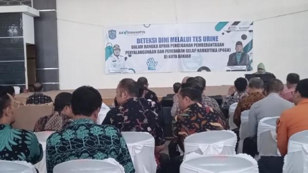 Sejumlah Pejabat Eselon II Pemkot Banjar Absen dalam Tes Urine BNN