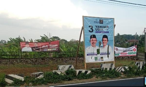 Baliho Paslon Yanuar-Udin Dirusak, Pengawas Pemilu Mesti Tindak Tegas