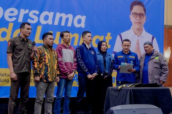 100 Organisasi Kepemudaan dan 20 DPK Dukung Bena Aji Satria Jadi Ketua KNPI Kota Bandung