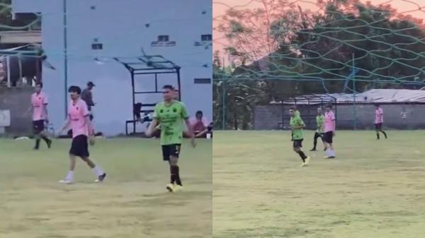 Viral Video Duta Sheila On 7 Asyik Main Bola di Kampung Bareng Warga