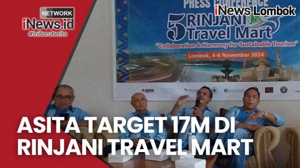 Rinjani Travel Mart 2024 akan Dipusatkan di Kota Mataram, ASITA NTB Target Transaksi 17 Miliar