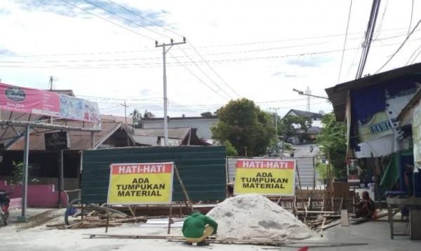 Antisipasi Banjir, Dinas PUPR Kobar Bangun Sejumlah Box Culvert