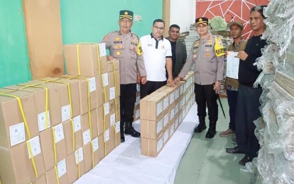 Pengamanan Maksimal Distribusi Surat Suara, Kapolres Pidie Jaya Pastikan Kelancaran Pilkada 2024