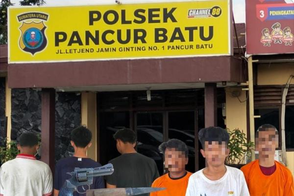 Penjelasan Kapolsek Pancur Batu terkait 6 Terduga Begal  3 Diantaranya Masih di Bawah Umur