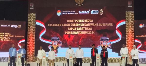 Debat Seru 5 Paslon Gubernur Papua Barat Daya: Adu Visi dan Program Pemerintahan