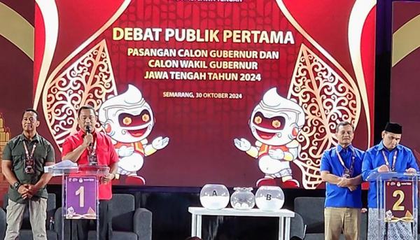 Debat Perdana Pilgub Jateng 2024, Andika dan Luthfi Sepakat Atasi Kemiskinan di Jawa Tengah