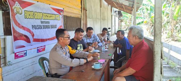 Polsubsektor Dumai Selatan Adakan Kegiatan FGD Bersama Warga Setempat