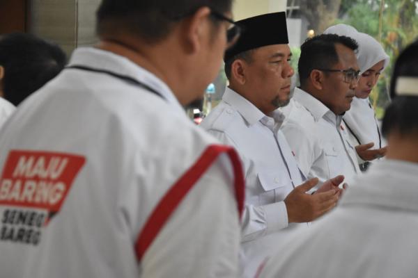 Jelang Debat Perdana Pilkada Bekasi, Paslon Heri Koswara-Sholihin Jalani Doa Bersama