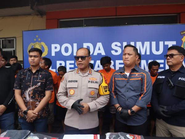 Sembilan Dalang Curanmor Ditangkap Polrestabes Medan, Tiga Ditembak