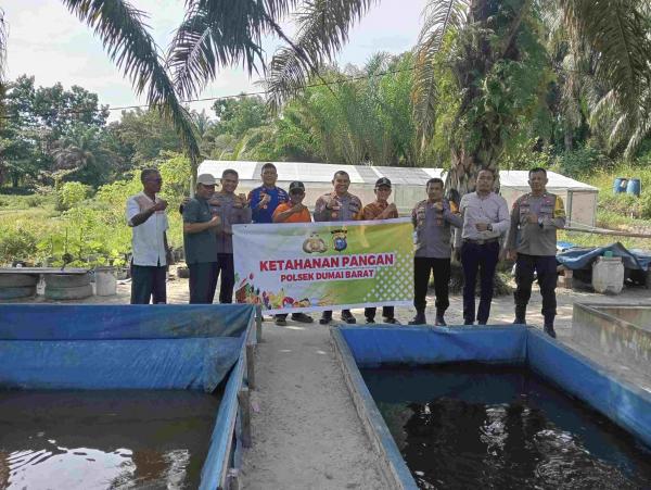 Mendukung Program Nasional, Kapolres Dumai Pimpin Kegiatan Sosialisasi Ketahanan Pangan