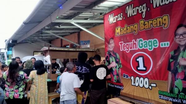 Gotong-royong Menangkan Teguh-Bambang di Pilkada Solo, Muncul Wedangan Rp1.000