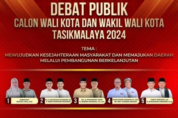 Melihat Persiapan Cawalkot-Wawalkot Tasikmalaya 2024 Jelang Debat Publik Perdana Malam Ini