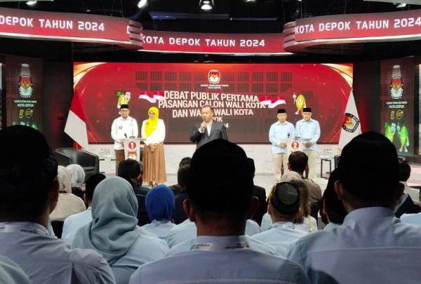 Ini Jurus Imam-Ririn Tepis Serangan Chandra di Debat Pilkada Depok Soal Ilmu Lingkungan