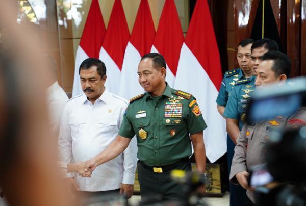 Panglima TNI Hadiri Rakor Tingkat Menteri di Kemenko Polkam RI