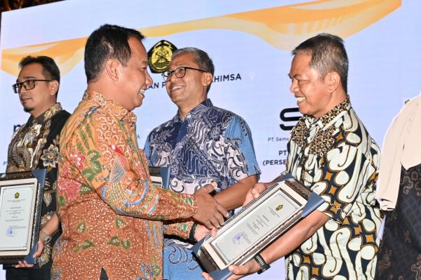 PT SBI Raih Penghargaan Prasetya Ahimsa 2024 atas Komitmen Keselamatan Pertambangan