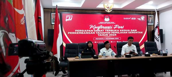 KPU NTB Besok Kamis Lantik Serentak 58835 Anggota KPPS di Pilkada 2024