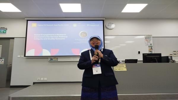 QS Higher Ed Summit Asia Pasifik 2024 di Macau, Dosen UMS Soroti Pentingnya Kolaborasi Internasional