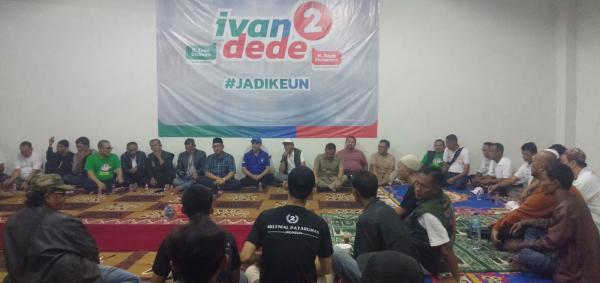 Relawan Prabowo-Gibran Kota Tasikmalaya dan Agus Winarno Berikan Dukungan untuk Pasangan Ivan-Dede