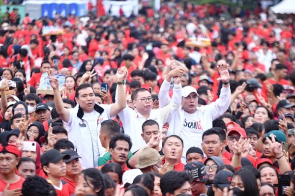 Puluhan Ribu Generasi Muda Sahabat Sofyan Tan Bangun Pagi untuk Edy-Hasan No 2